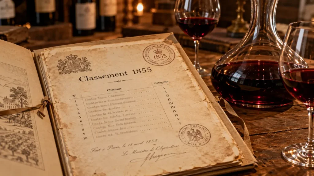 Classification officielle des vins de bordeaux de 1855 : 88 crus, Graves inclus